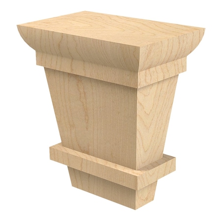 Designs Of Distinction Palladian Bun Foot - Alder 01700018AL1